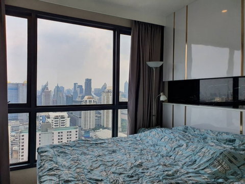 Ideo Q Siam Ratchathewi【𝐒𝐄𝐋𝐋 & 𝐑𝐄𝐍𝐓】🔥 คอนโด 2 ห้องนอนแบบโมเดิร์น เครื่องใช้ครบครัน วิวชั้นสูง ส่วนกลางชั้นดาดฟ้า 🔥 ติดต่อไลน์ไอดี: @hacondo