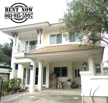 ให้เช่าบ้านเดี่ยว นันทวัน สาทร-ราชพฤกษ์ ทำเลถนนราชพฤกษ์ต้นๆ ใกล้The circle, Food Villa , "
