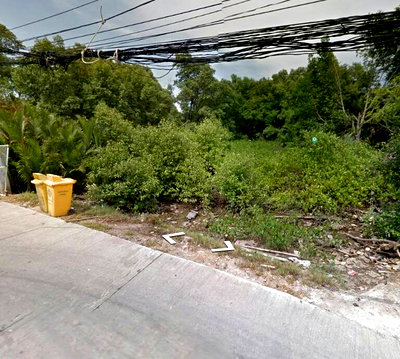 Land for sale Bang Bo Samut Prakarn : Land for sale, Luang Pho Pan Sai 2 Road, north side, Khlong Dan, Bang Bo, Samut Prakan, area 2-0-68 rai, price 10.42 MB.