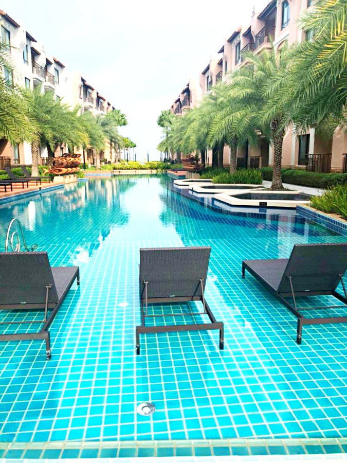 รูป อยากมีคอนโดไว้พักผ่อนติดทะเลหัวหิน แนะนำห้องนี้ถูกที่สุดในโครงการ Q Seaside Hua Hin 1 นอน 1 น้ำ 47 ตร.ม. ชั้น 4 ตึก A ห้องวิวทะเล - รูปที่ 14/17