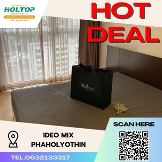 รูปภาพ #S1052 For rent Ideo Mix Phaholyothin  Ideo Mix Phaholyothin Room type 1 bedroom 1 bathroom 12th floor, size 38 sq m