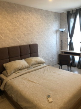 P472 Condo for rent IDEO Mobi Bangsue, good location next to MRT, beautiful room, fully furnished, has washing machine, very special price