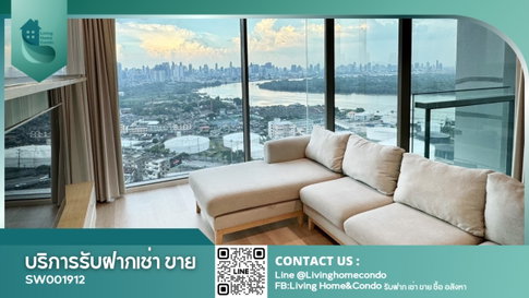 ขายคอนโด The Breeze Narathiwas 2 ห้องนอน ชั้นสูง แต่งครบพร้อมอยู่ - SW001912