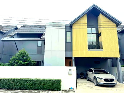 บ้านเดี่ยวให้เช่า : ปล่อยเช่า บ้านเดี่ยว โครงการ Noble Gable Watcharapol บ้านใหม่ ใจกลางวัชรพล