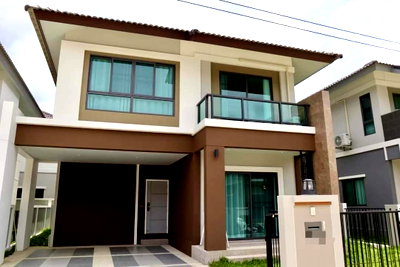 บ้านเดี่ยวให้เช่า : ให้เช่า บ้านกาญจน์กนก12 3นอน ใกล้แยกดอนจั่น,รร.นานาชาติยูนิตี้ 