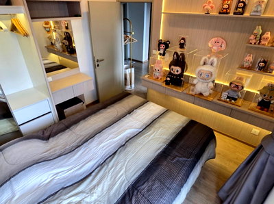 คอนโดให้เช่า : Ideo Q Chula Samyan【𝐑𝐄𝐍𝐓】🔥สัมผัสความหรูหราที่แตกต่างในสไตล์ Modern Luxury บิ้วอินจัดเต็ม🔥  ติดต่อไลน์ไอดี: @hacondo