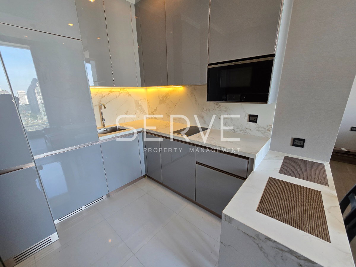 รูป 🔥🔥1ห้องนอน ห้องแต่งหรู วิวเมือง แบบไม่โดนบล็อค เฟอร์จัดเต็ม ทำเลดีติด MRT เพชรบุรี 40 ม. @ The Esse at Singha Complex - รูปที่ 3/8