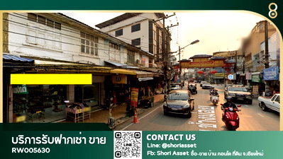 เช่าพื้นที่ขายของ ม.ฟาร์อีสเทิร์น : ให้เช่าอาคารพาณิชตลาดวโรรส ทำเลดี ติดถนน เหมาะสำหรับทำร้านกาแฟ ได้วิวจัดเต็ม - RW005630
