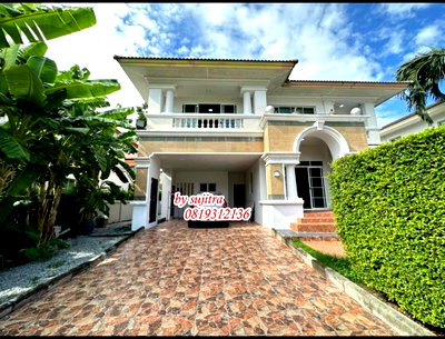 บ้านเดี่ยวให้เช่า : ให้เช่า บ้านเดี่ยว 2 ชั้น 95 ตรว. อยู่ นันทวัน สวนหลวง ร.9