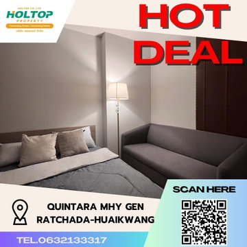 #S1449 For Rent Quintara Mhy Gen Ratchada-Huaikwang