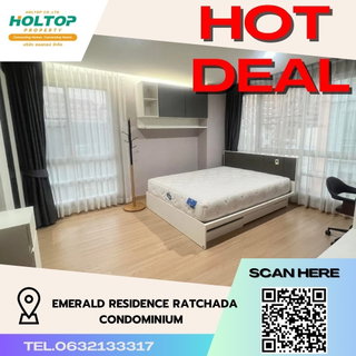 รูปภาพ #R1485 ให้เช่า Emerald Residence Ratchada Condominium เอมเมอรัลด์ เรสซิเดนท์ รัชดา คอนโดมิเนียม รูปแบบห้อง 1 ห้องนอน 1 ห้องน้ำ ขนาดห้อง 38 ตรม.