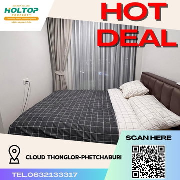 #R1621 For rent Cloud Thonglor-Phetchaburi