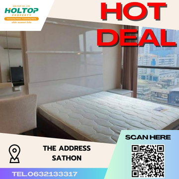 #S1663  ให้เช่า The address Sathon