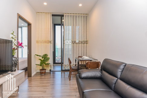 For rent Whizdom Essence ชั้นสูง ทิศใต้ วิวโล่ง แต่งครบ 34.03 sq.m. 1 bedroom @23,000 Baht