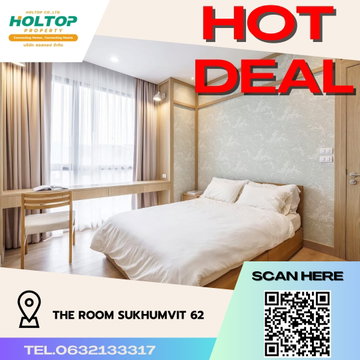 #R1686 ให้เช่า The Room Sukhumvit 62 
