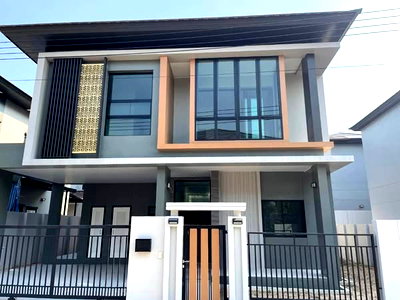 บ้านเดี่ยวให้เช่า : ให้เช่าบ้านเดี่ยว โครงการใหม่ ม.เดอะมาสเตอร์ สวนเสือ ศรีราชา, ชลบุรี