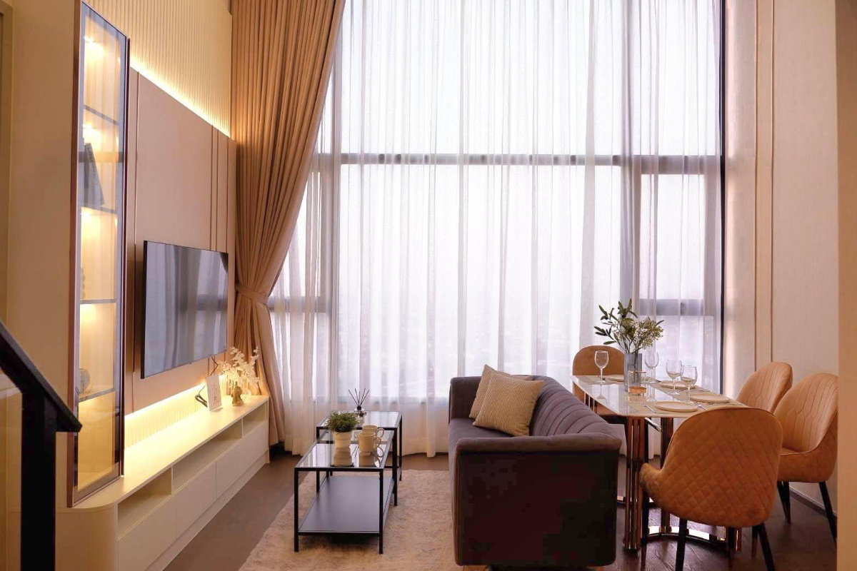 รูป For rent PARK ORIGIN CHULA-SAMYAN ห้องใหม่ สวยแต่งครบ Duplex 2 นอน 1น้ำ LH-RW005752 - รูปที่ 3/16