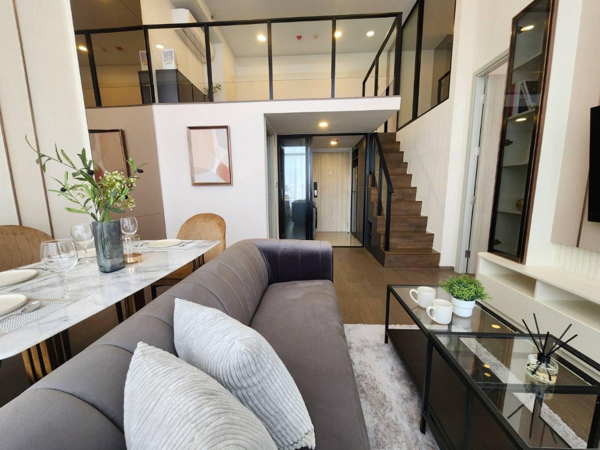 รูป For rent PARK ORIGIN CHULA-SAMYAN ห้องใหม่ สวยแต่งครบ Duplex 2 นอน 1น้ำ LH-RW005752 - รูปที่ 2/16