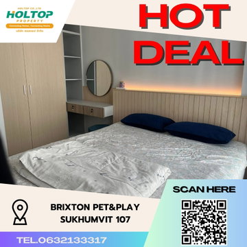 #S1932 For Rent Brixton  Pet&Play Sukhumvit 107