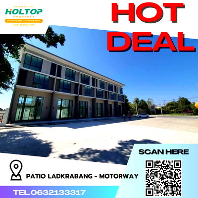 Home office for rent Bangkok : #R2002  For rent  PATIO Ladkrabang - Motorway