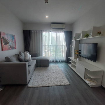 For sell condo RICH PARK AT TRIPLE STATION Building , Floor 12,1 bed room, Room size 34.92 sqm