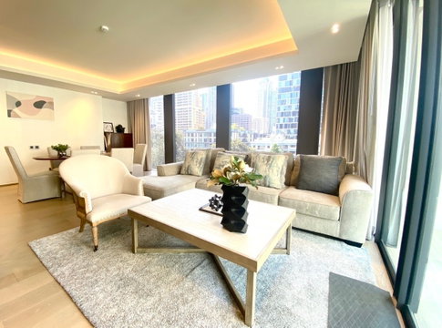 LTHC11544-Tonson One Residence FOR RENT Size 106.89 sqm. 2 beds 2 baths Near BTS Chit Lom Station ONLY 150K/Month v