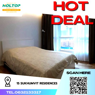 คอนโดให้เช่า : #R2086 ให้เช่า 15 Sukhumvit Residences
