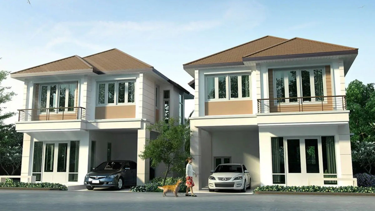 รูปภาพบ้านแฝด 2 ชั้น