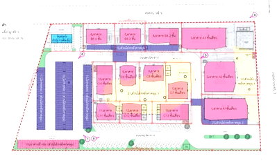 Land for sale ถนนบางบอน 3 : ***For sale, Community Mall business with land, Bang Bon, Ekachai, 6 rai 60 sq.w., price only 165 million baht***