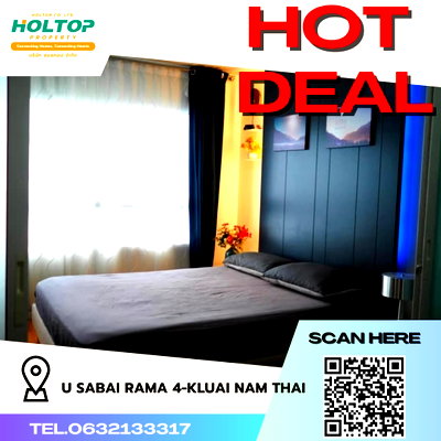 คอนโดให้เช่า : #R2114 ให้เช่า  U Sabai Rama 4-Kluai Nam Thai