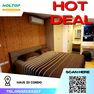 คอนโดให้เช่า : #R2102      ให้เช่า Haus 23 Condo