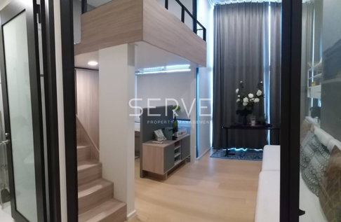 Loft Duplex 1 Bed Nice Room Good Location Close to MRT Phra Ram 9  450 m.  @ Chewathai Residence Asoke 