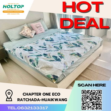 #S2135 For Rent Chapter One Eco Ratchada-Huaikwang