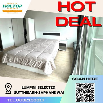 #S2118 For Rent Lumpini Selected Sutthisarn-Saphan Khwai