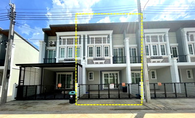 ทาวน์โฮม สถานีขนส่งกรุงเทพฯ (สายใต้ใหม่) : ขายทาว์นโฮม (บ้านใหม่) โกลเด้นทาวน์  ศิริราช-ราชพฤกษ์  19.2 ตร.ว 2 ชั้น  4 นอน 3 น้ำ 2 จอด ใกล้รถไฟฟ้า MRT สถานีไฟฉาย **บ้านติดถนนเมนกว้าง 