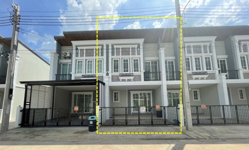 ขายทาว์นโฮม (บ้านใหม่) โกลเด้นทาวน์  ศิริราช-ราชพฤกษ์  19.2 ตร.ว 2 ชั้น  4 นอน 3 น้ำ 2 จอด ใกล้รถไฟฟ้า MRT สถานีไฟฉาย **บ้านติดถนนเมนกว้าง 