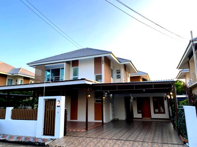 เช่าบ้านเดี่ยว เทศบาลตำบลดอนแก้ว : โครงการคหบดี สันผักหวานเชียงใหม่ 🏡 ทำเลทองโซนสันผักหวาน หางดง ใกล้ถนนใหญ่ ใกล้รร.นานาชาติ
