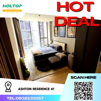 คอนโดให้เช่า : ์N #R2282 ให้เช่า Ashton Residence 41
