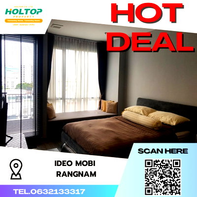 คอนโดให้เช่า : #S2269 ให้เช่า Ideo mobi rangnam