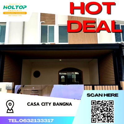 Townhouses for rent : #S2265 For Rent Casa  City Bangna