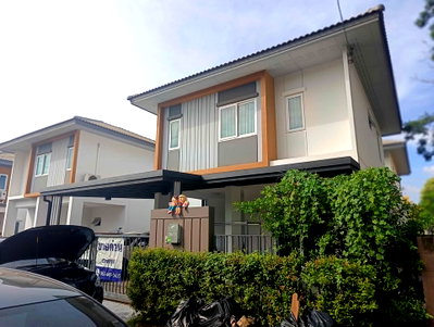 บ้านเดี่ยว สายไหม 56 : บ้านเดี่ยว เพียง 4.6  ล  กู้ได้ 5.5 ล้าน   The Sens สายไหม 56  พร้อมผู้เช่า ราคาดีสุดในตลาด หลังริมเงียบๆ