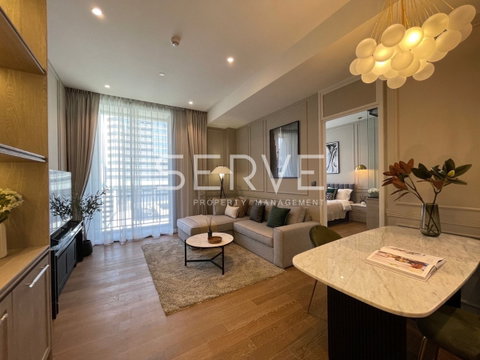 1 Bed Nice Room 56 sq.m. Good Location Close to BTS Chit Lom 1.1 km. and Lumpini Park 100 m. at MUNIQ Langsuan Condo / For Rent