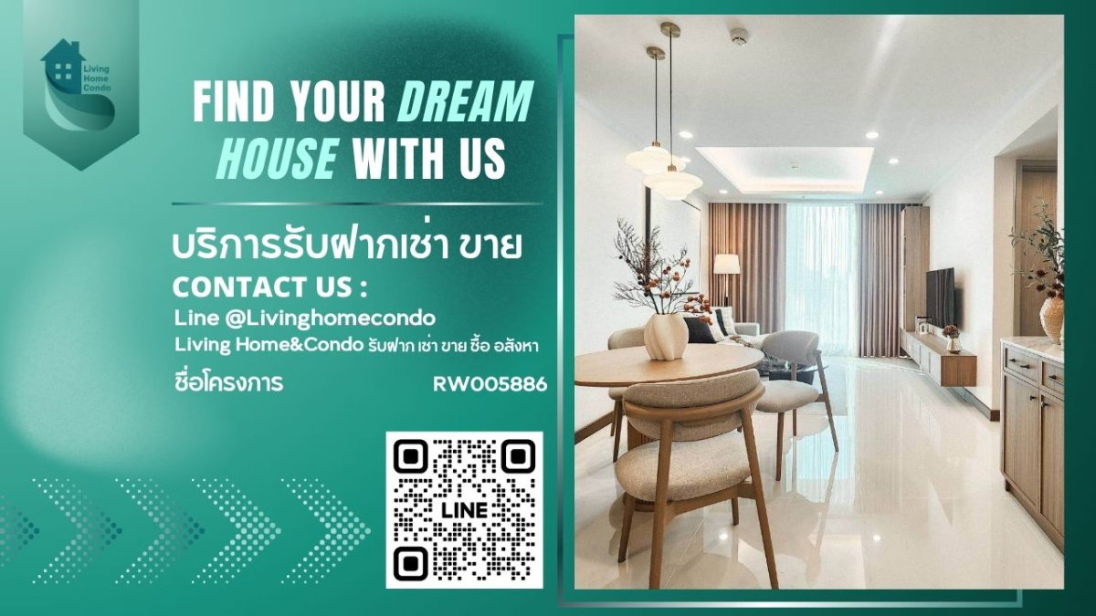 รูป For rent SUPALAI ORIENTAL SUKHUMVIT39 แต่งสวย เฟอร์ครบ พร้อมเข้าอยู่ LH-RW005886 - รูปที่ 1/15
