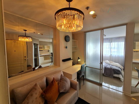 For Rent Condo LUMPINI CONDO TOWN RAMINTHRA - NAWAMIN Building C, Floor 7,1 bed room, Room size 25.00 sqm