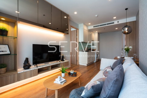 🔥Good Price 30K🔥 - Nice Decorate Corner unit 1 Bed with Bathtub & Washlet BTS Phrom Phong 500 m. at Noble BE33 Condo / Condo For Rent
