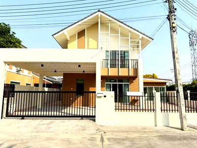 ขายบ้านเดี่ยว : ขายบ้านเดี่ยวรีโนเวทใหม่ แปลงมุม หน้าสวน เก้ากิโล-เขาน้ำซับ ศรีราชา