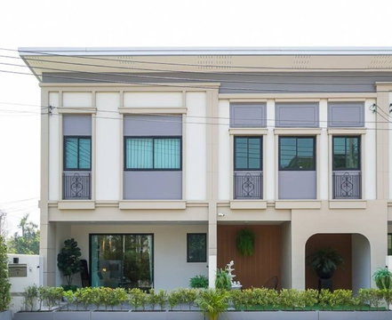 New townhome, single house function, Grand Verona Ramkhamhaeng - Romklao, 4 bedrooms, 3 bathrooms, with multipurpose mezzanine, price 3.79 MB.*