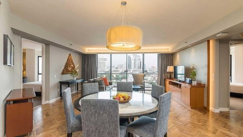LTH11672-Chatrium Residence Sathon Bangkok FOR RENT Size 140 sqm. 3 beds 2 baths Near BTS Chong Nonsi Station ONLY 100K/Month