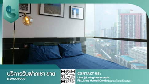 For rent The Room Sukhumvit 69 ห้องสวย เฟอร์ครบ พร้อมเข้าอยู่ LH-RW005909