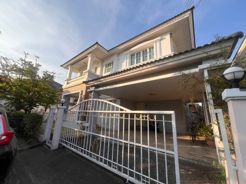 ขายบ้านเดี่ยว มบ.กรอกทอง พสวิลเลี่ยน ลาดพร้าว71 (นาคนิวาส48) บ้านมุมพื้นที่เยอะ 【นัดชมTel. 080-9364926】